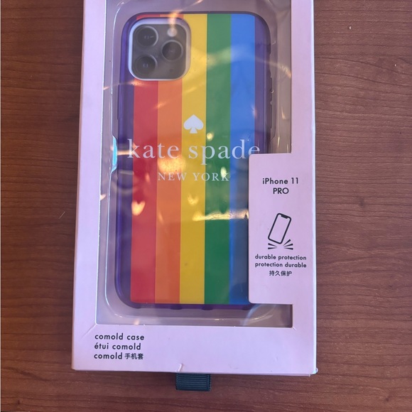 Kate Spade phone case rainbow 🌈 color IPhone 11 Pro NEW - Picture 2 of 3